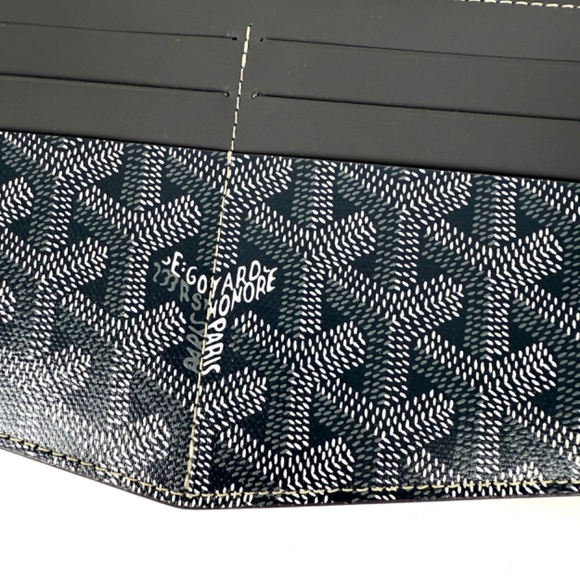Authentic New GOYARD Goyardine Insert Louise Grey 2023 Card Case Wallet - Picture 7 of 11